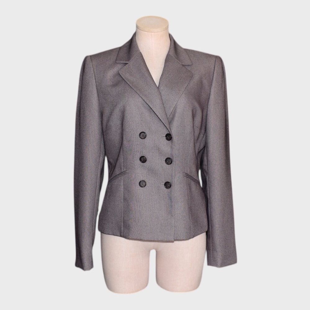 Tahari Arthur S Levine Double Breasted Blazer